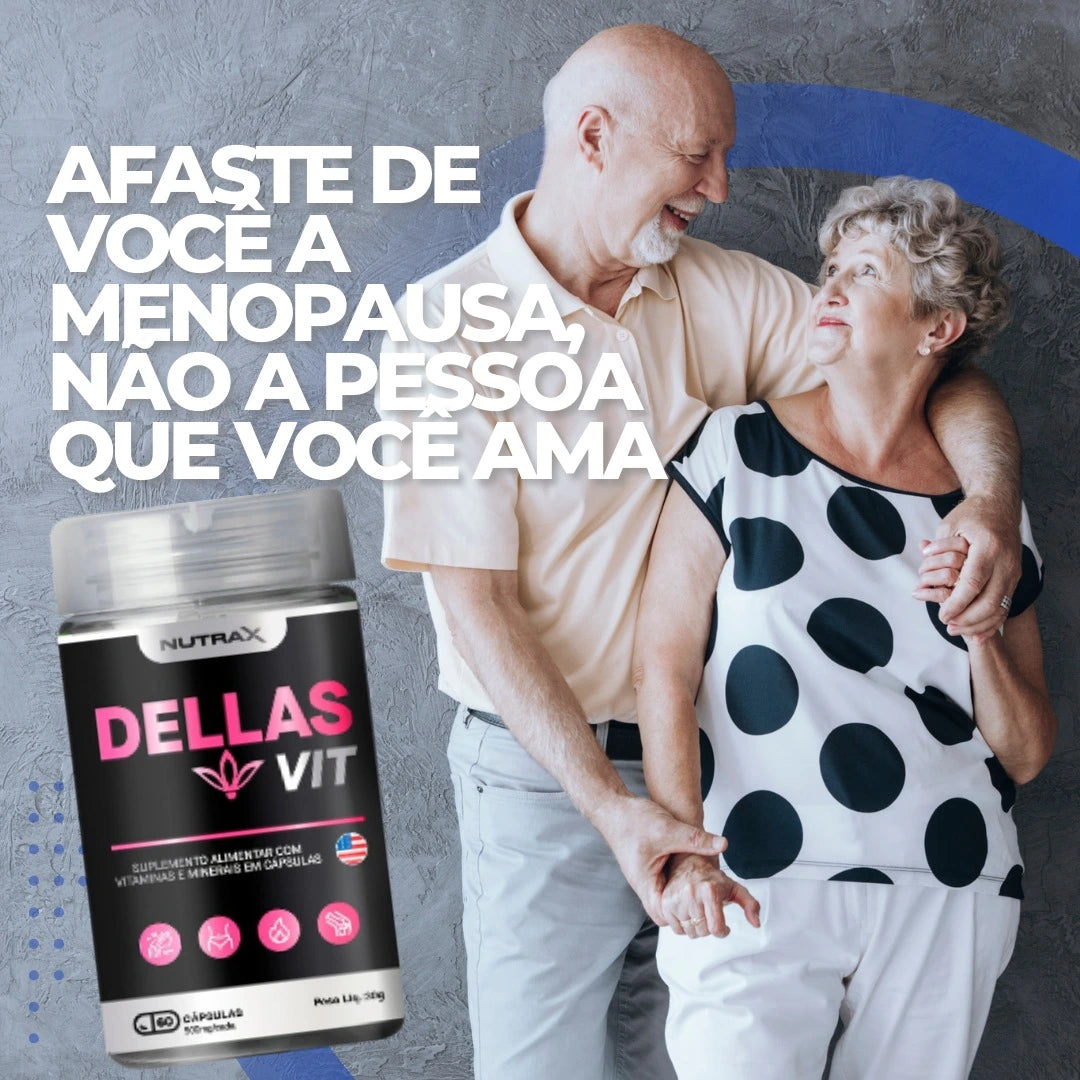 Suplemento Natural para Alívio da Menopausa | Dellas Vit - MimoStock