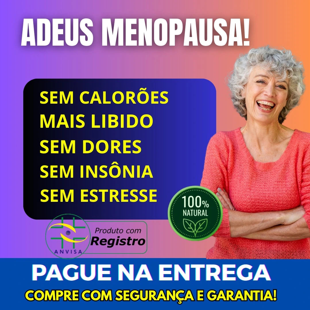 Suplemento Natural para Alívio da Menopausa | Dellas Vit - MimoStock