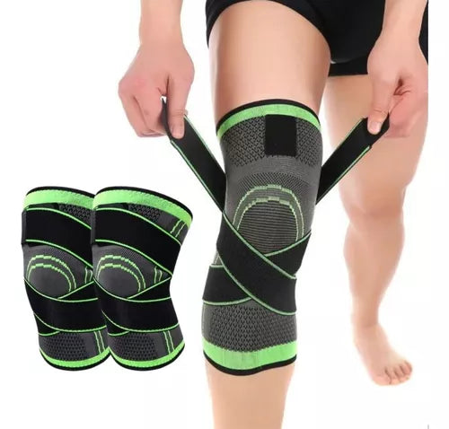 Par de Joelheiras de Compressão Ajustável | FlexGuard - MimoStock