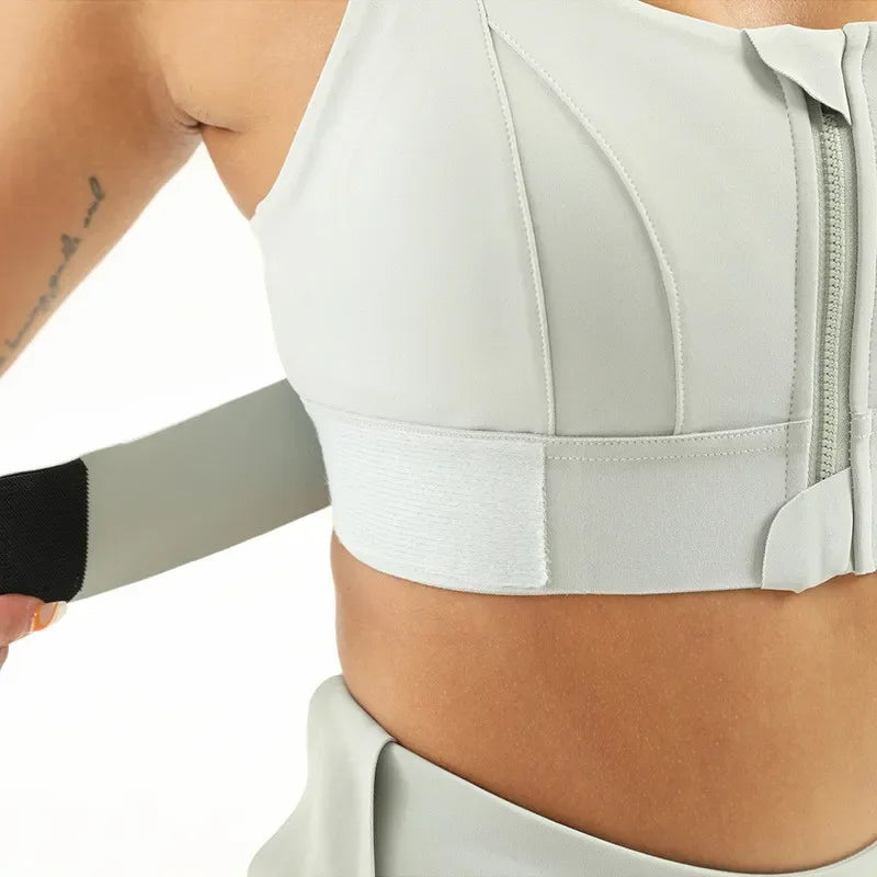 Top Esportivo Feminino com Zíper Frontal | ComfortShape - MimoStock