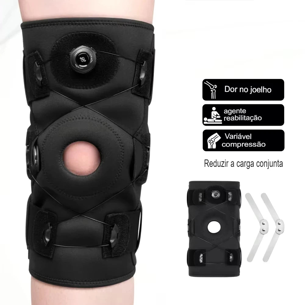 Joelheira Ajustável com Suporte para Estabilidade | FlexiShield - MimoStock