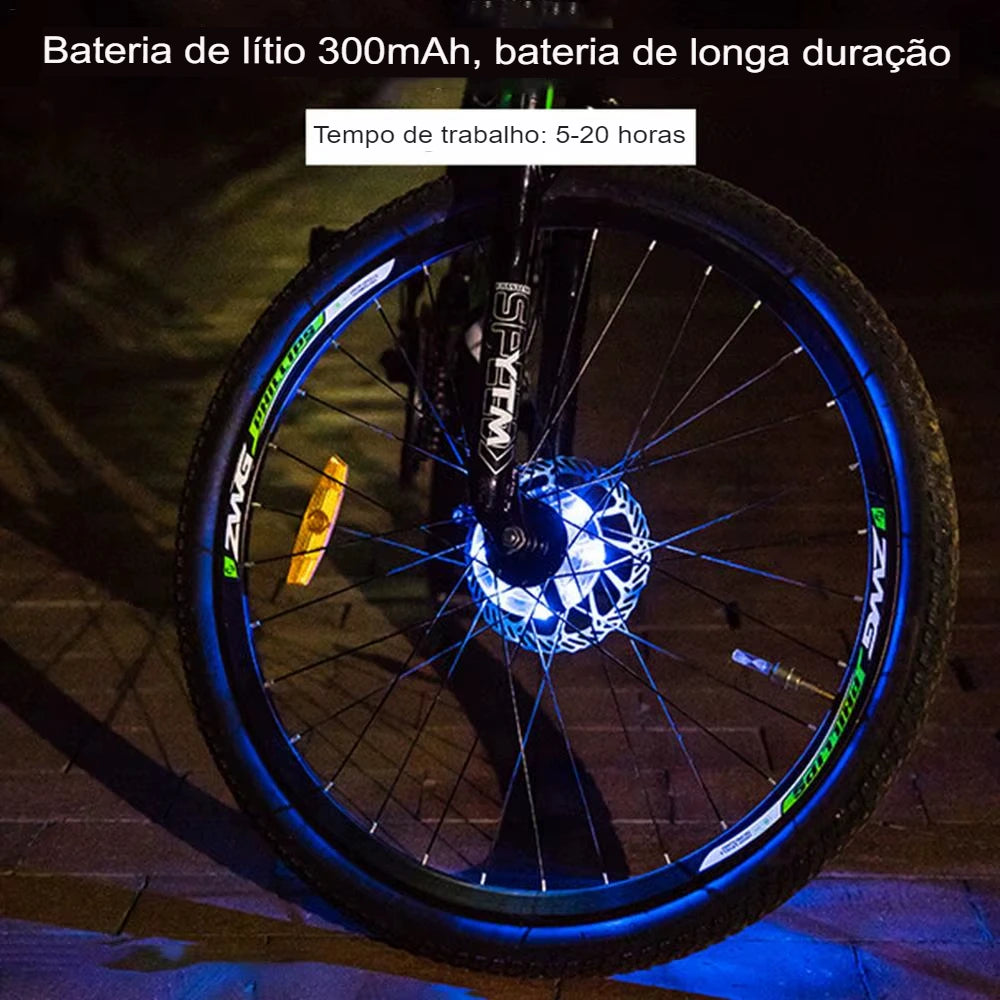 Iluminação LED Inteligente para Bicicletas | LumiRide 7X - MimoStock