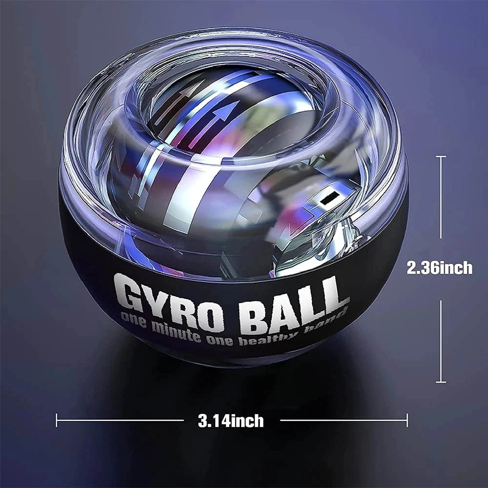 Bola para Treinamento de Pulso | Gyroball LED - Mimostock
