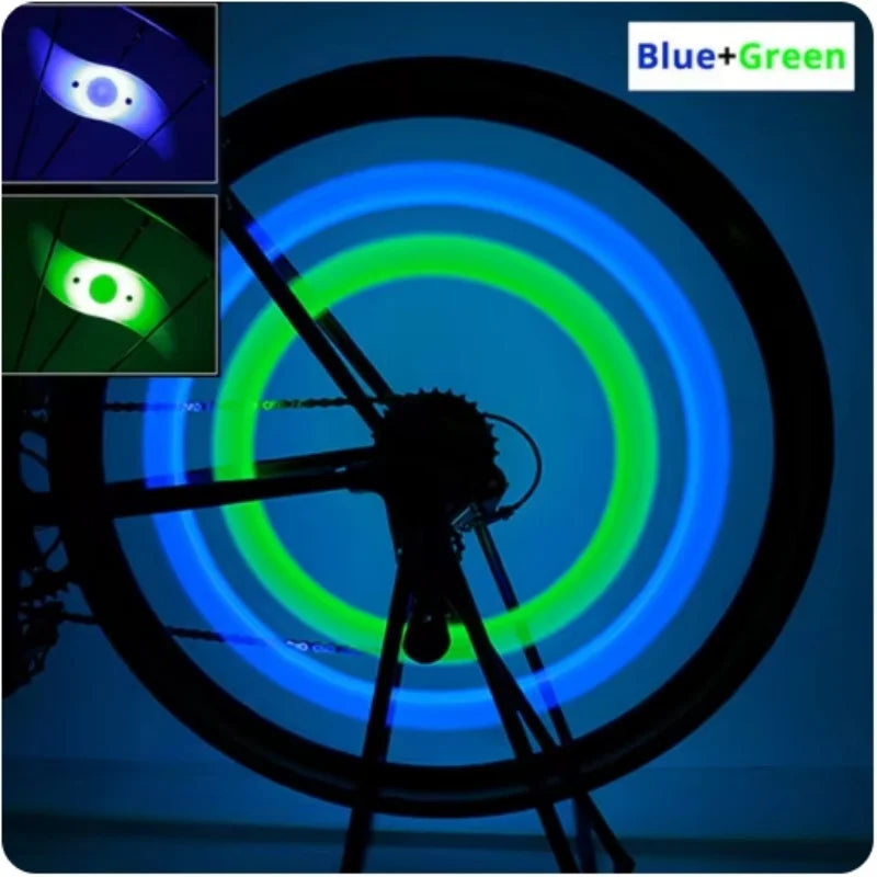 Iluminação LED 360° para Rodas de Bike | LumiRide X4 - 4pcs - MimoStock