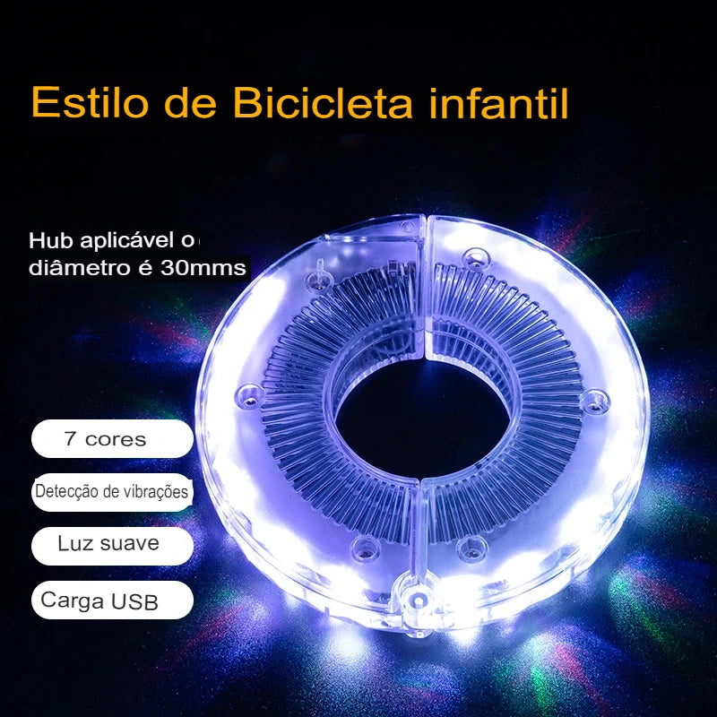 Iluminação LED Inteligente para Bicicletas | LumiRide 7X - MimoStock