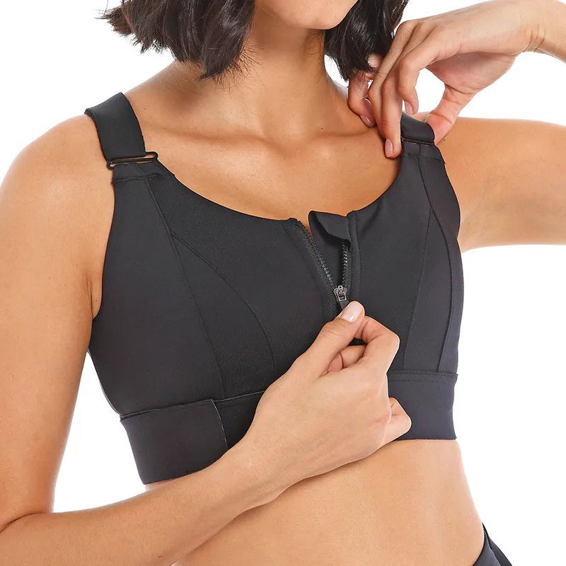 Top Esportivo Feminino com Zíper Frontal | ComfortShape - MimoStock