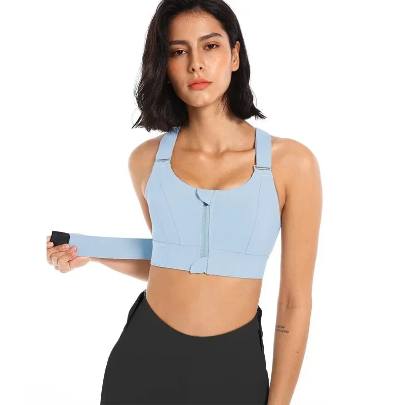 Top Esportivo Feminino com Zíper Frontal | ComfortShape - MimoStock