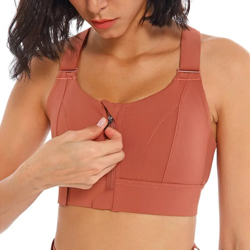 Top Esportivo Feminino com Zíper Frontal | ComfortShape - MimoStock
