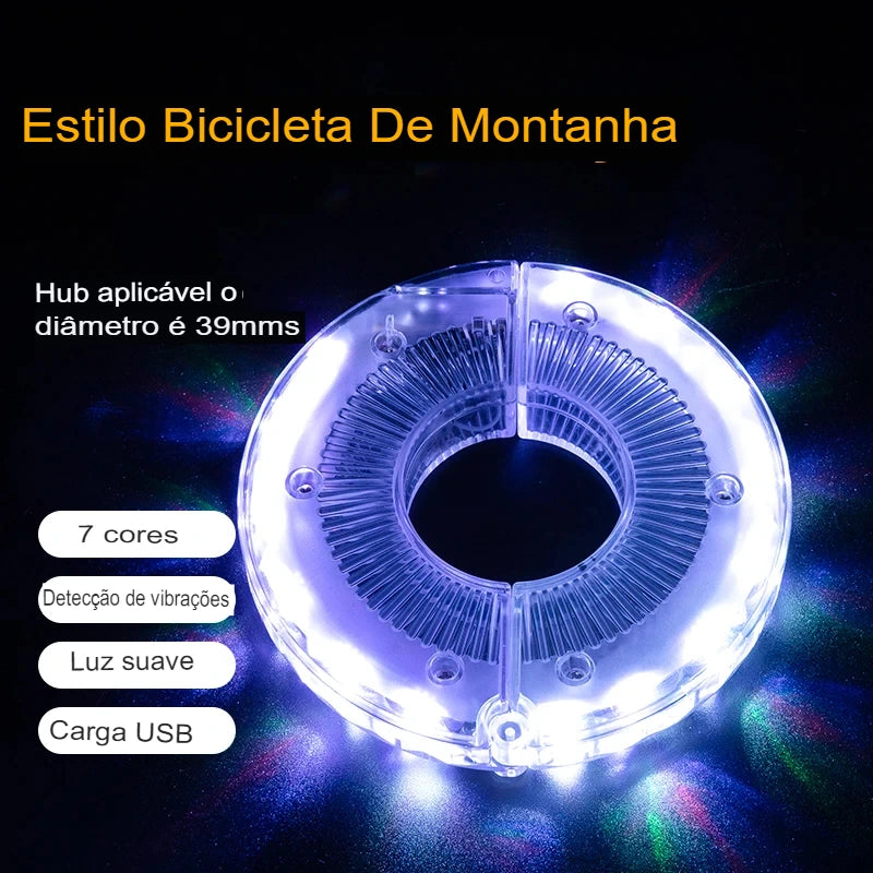 Iluminação LED Inteligente para Bicicletas | LumiRide 7X - MimoStock