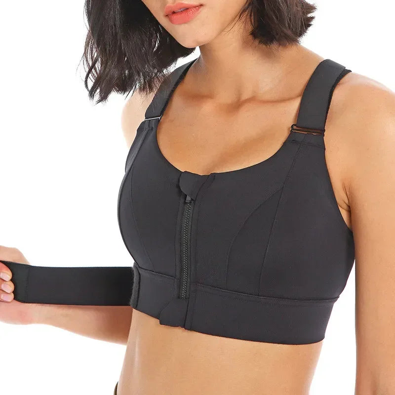 Top Esportivo Feminino com Zíper Frontal | ComfortShape - MimoStock