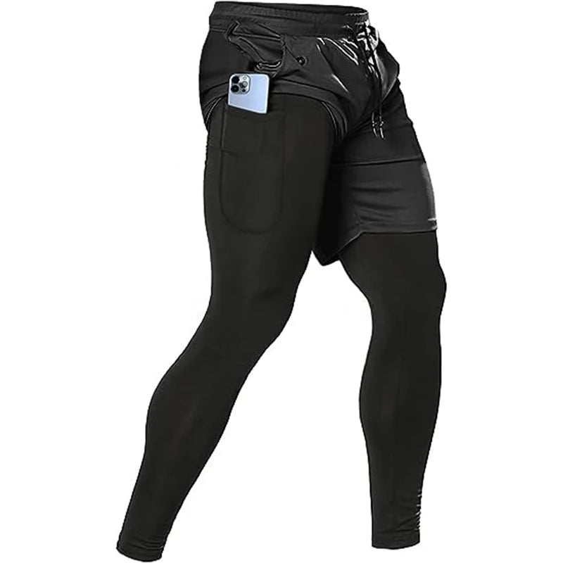 Shorts Dupla Camada com Legging e Bolso Interno | PowerFlex 2.0 - MimoStock