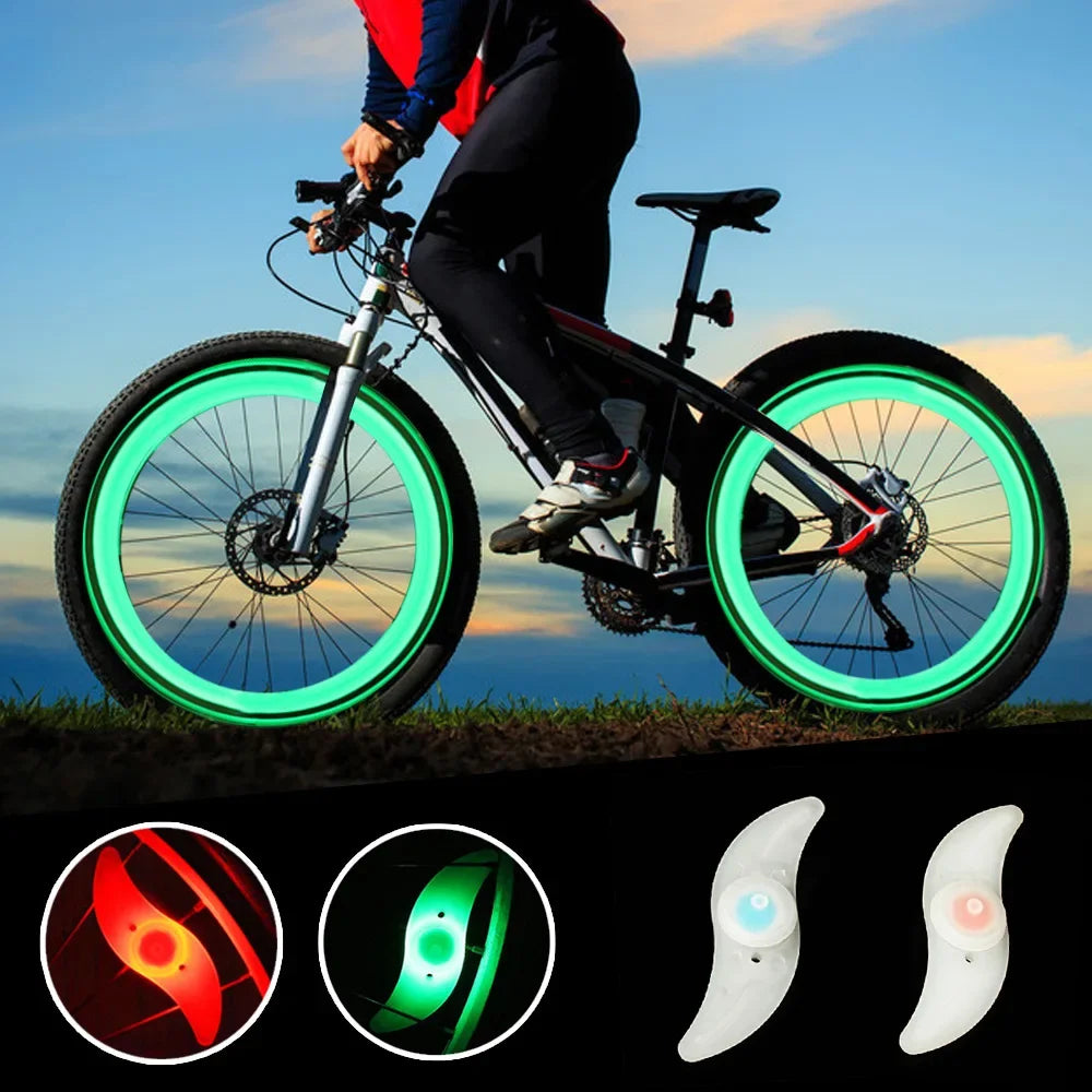 Iluminação LED 360° para Rodas de Bike | LumiRide X4 - 4pcs - MimoStock