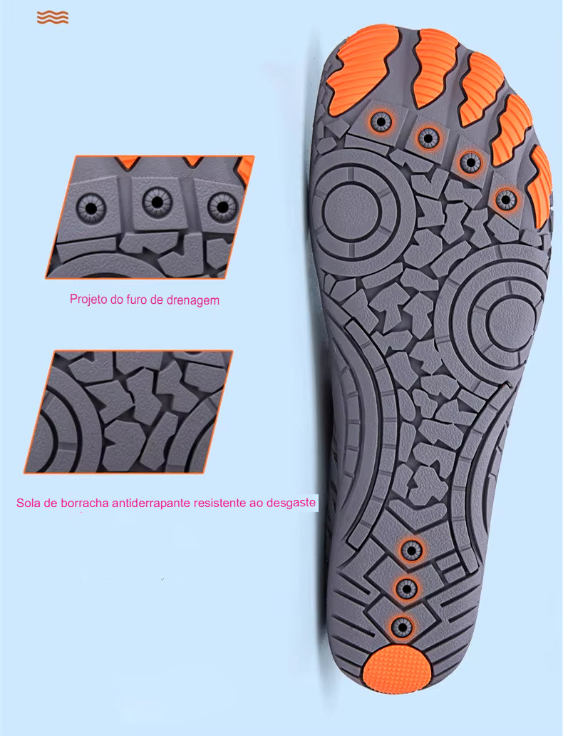Tênis Barefoot e Ortopédico à Prova D'Água | AquaFeet - MimoStock