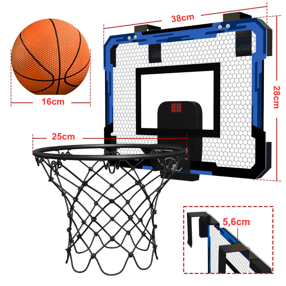 Tabela de Basquete e Aro Retrátil | Mini Pro Hoop - MimoStock