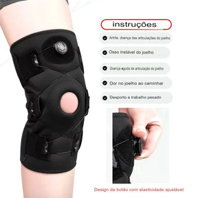 Joelheira Ajustável com Suporte para Estabilidade | FlexiShield