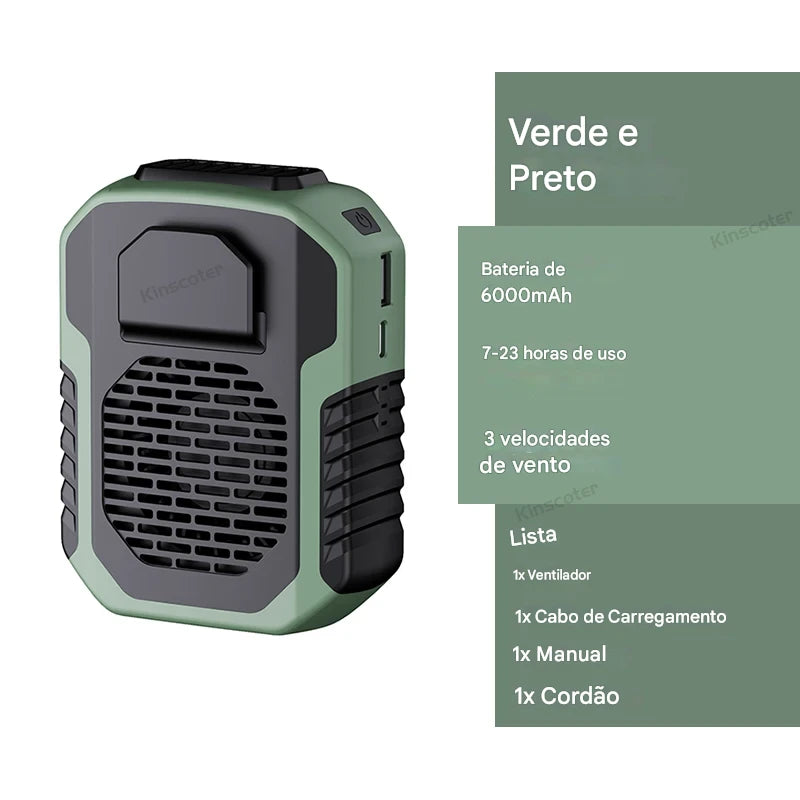 Ventilador e Powerbank Portátil 2 em 1 | Kinscoter™ - MimoStock