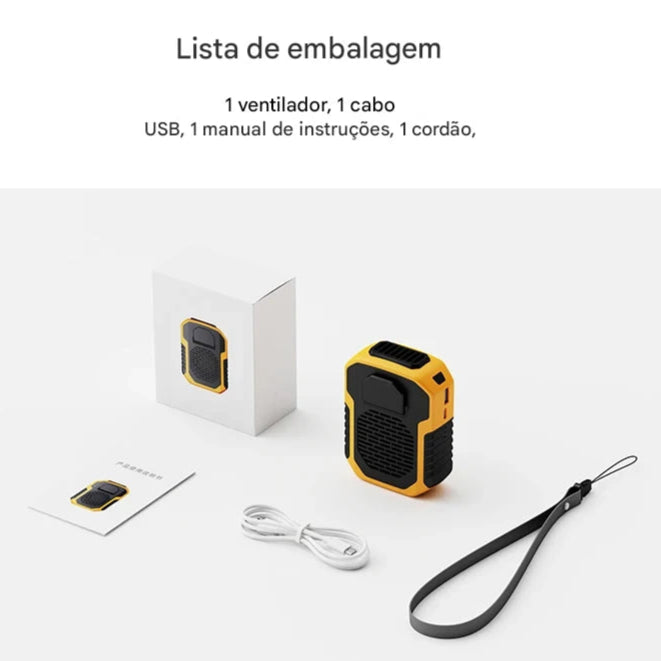 Ventilador e Powerbank Portátil 2 em 1 | Kinscoter™ - MimoStock