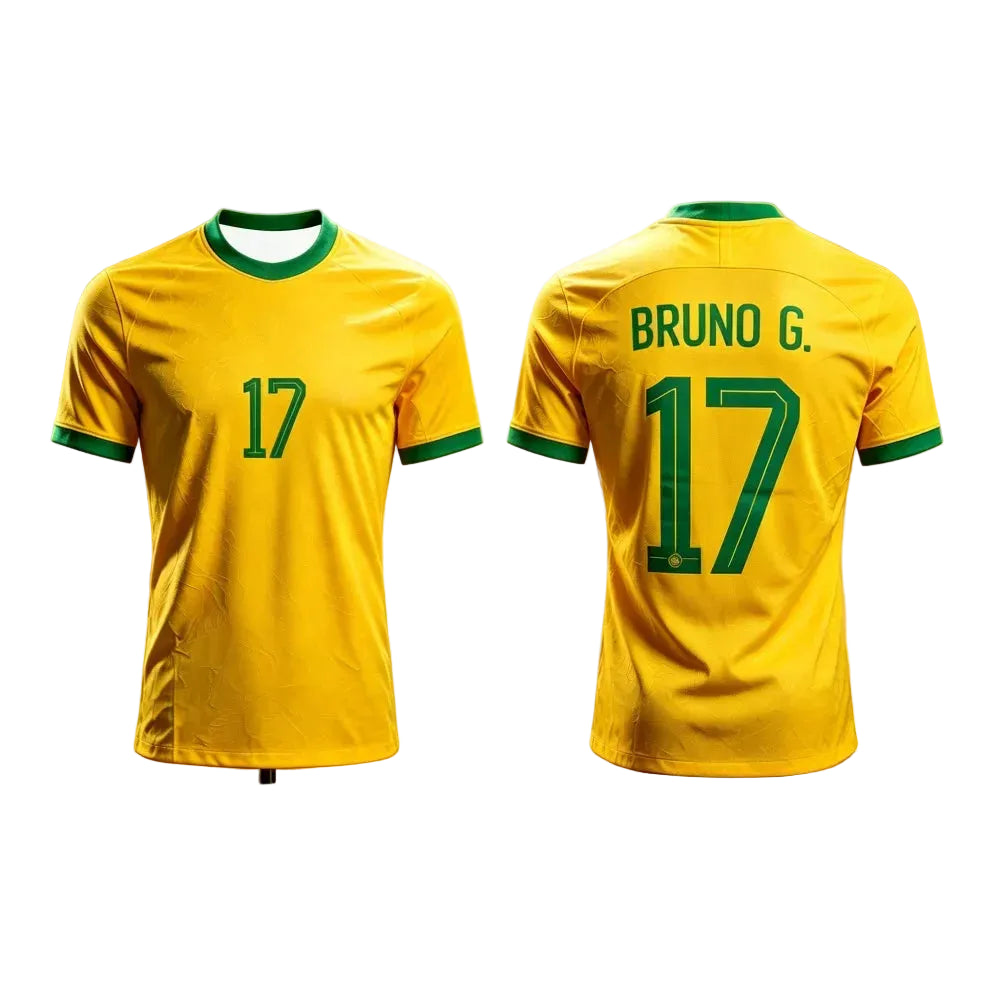 Camisa Estampa Esportiva com Secagem Rápida | BrazaFan 3D - MimoStock