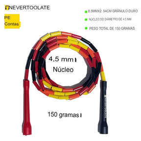 Corda de Pular com Contas para Manobras Freestyle | Nevertoolate