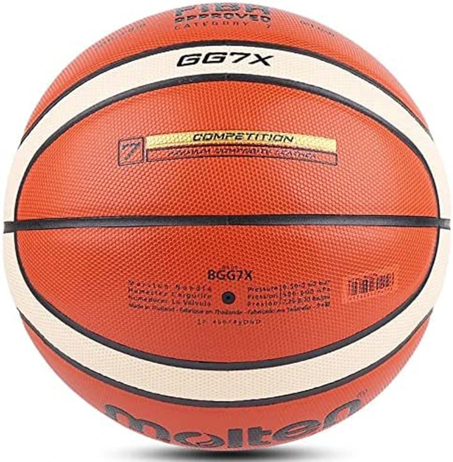 Bola de Basquete Molten - FIBA / GG7X - BG500 - Z3700 - Mimostock