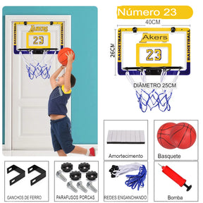 Mini Tabela de Basquete Personalizada | Mini Stars Hoop - MimoStock