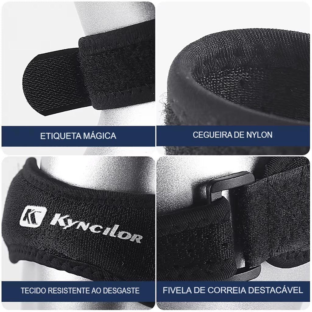 Suporte Patelar para Joelhos com Compressão Ajustável | Kyncilor Pro KneeGuard - MimoStock