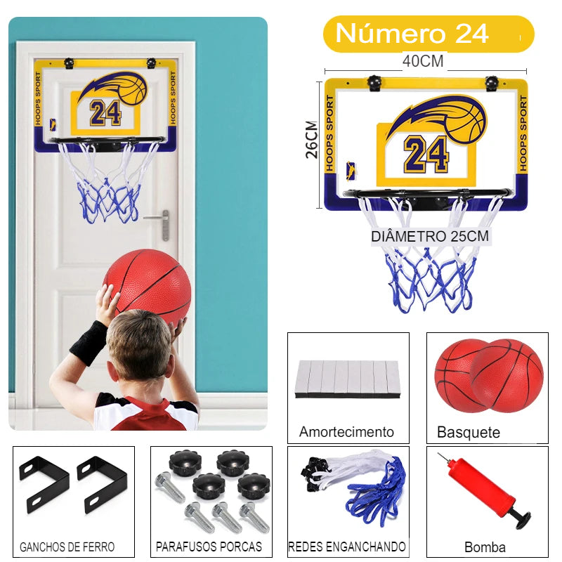 Mini Tabela de Basquete Personalizada | Mini Stars Hoop - MimoStock