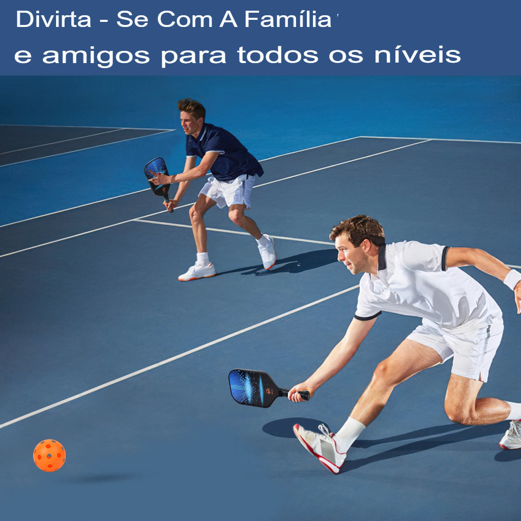 Raquetes de Pickleball + Brindes (4 Bolas + Bolsa) | Yuzumomo© - MimoStock