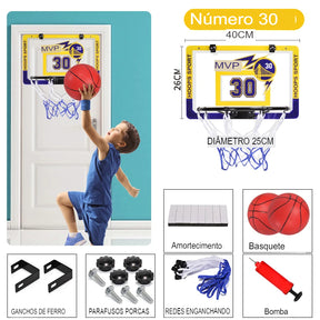 Mini Tabela de Basquete Personalizada | Mini Stars Hoop - MimoStock