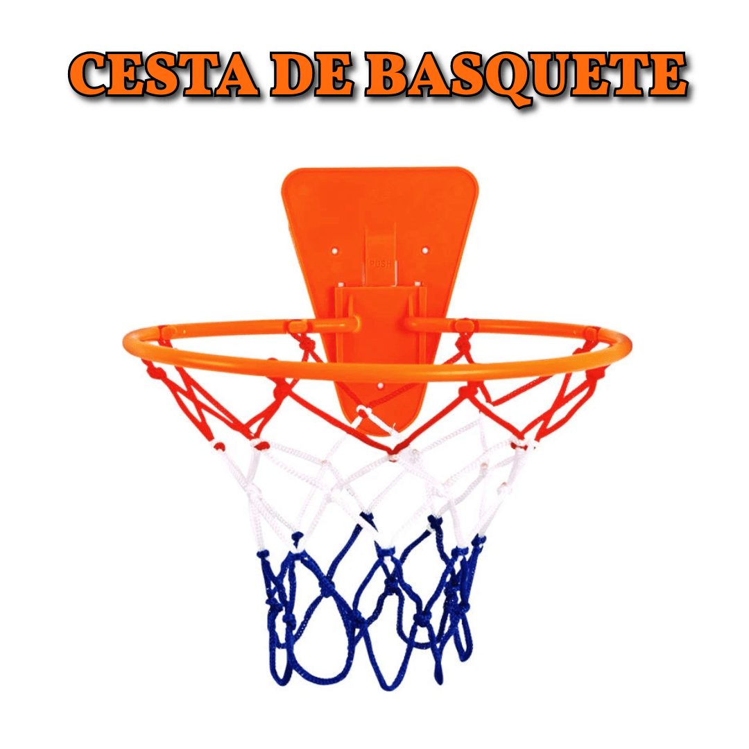 Bola de Basquete Silenciosa | BolaKeta + Brinde (Cesta) - Mimostock